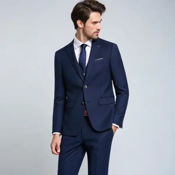 Slim Fit Navy Blue Suit